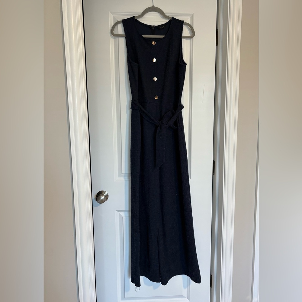 Ann Taylor Navy jumpsuit size medium